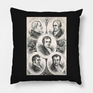 Heroes of the Slave trade abolition movement Pillow