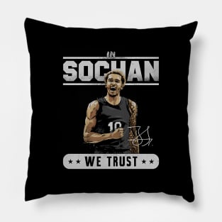 Jeremy Sochan San Antonio Trust Pillow