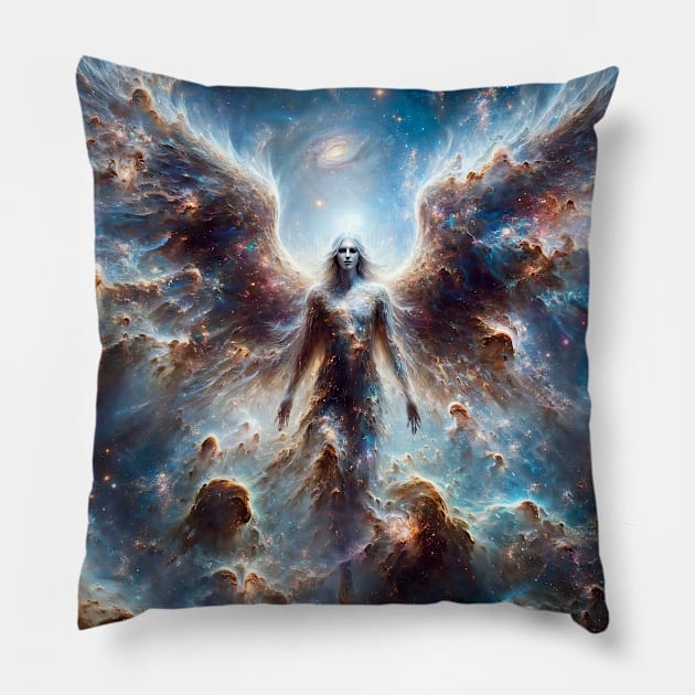 Angel God Pillow by luwakka