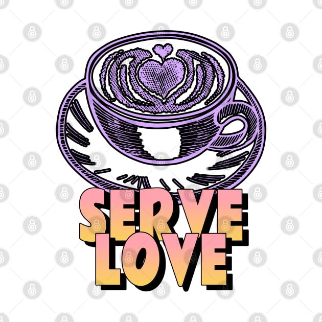 Server Love Coffee Lover Barista Inspirational by GrooveGeekPrints