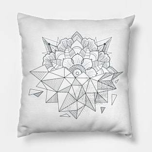 Geometrical Flower Pillow