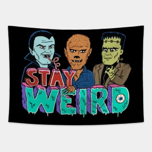 Stay weird Tapestry