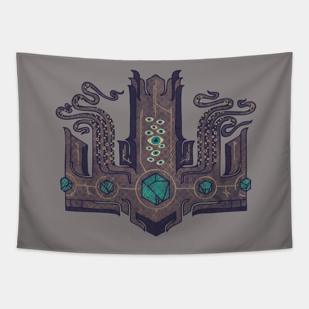 the crown of cthulhu 1 Tapestry by againstbound