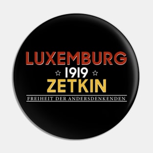 Rosa Luxemburg Clara Zetkin Pin