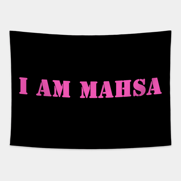 Mahsa Amini Tapestry by valentinahramov