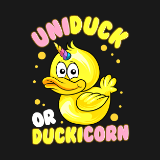 Funny Unicorn Lover and Duck Lover Cute Duckicorn T-Shirt