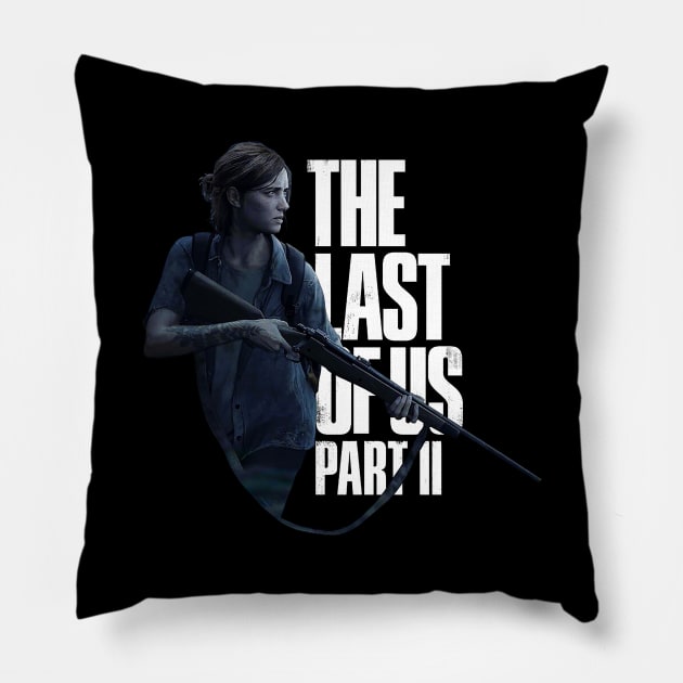 The Last Of Us Part 2 (Night Hunting) Pillow by wilfredquist