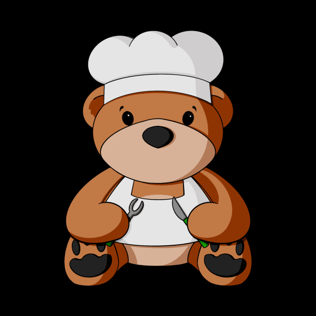 Cook Teddy Bear by Alisha Ober Designs