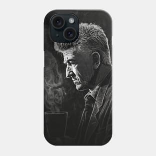 David Lynch - Damn Fine Cup of Coffee Phone Case