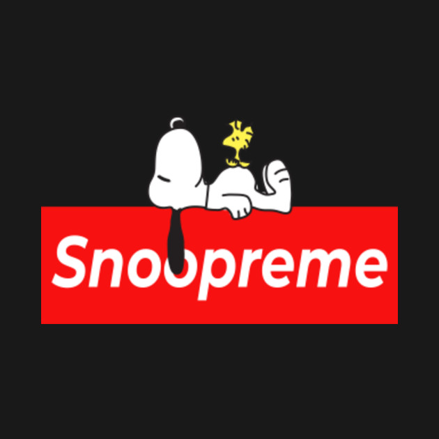 Snoopreme Snoopy Supreme TShirt TeePublic