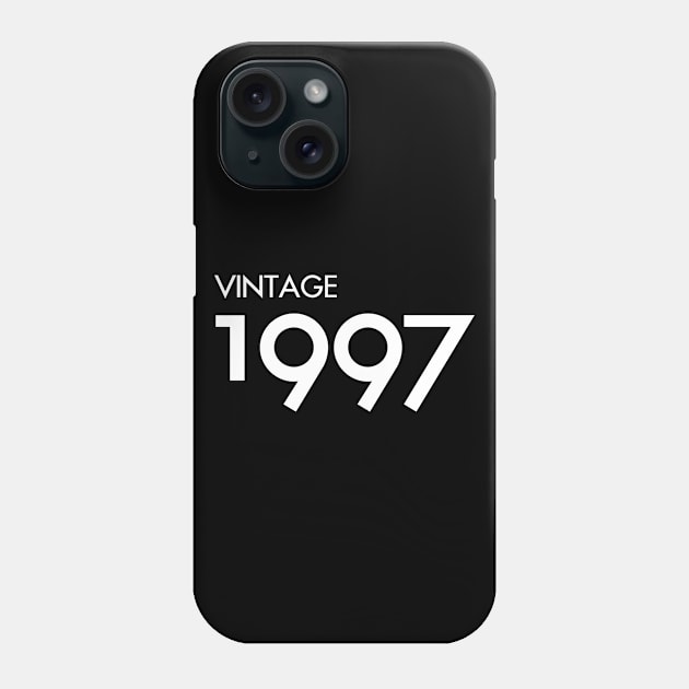 Vintage 1997 Gift 23rd Birthday Party Phone Case by Damsin