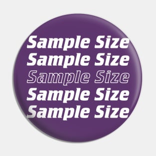 Sample Size Pin