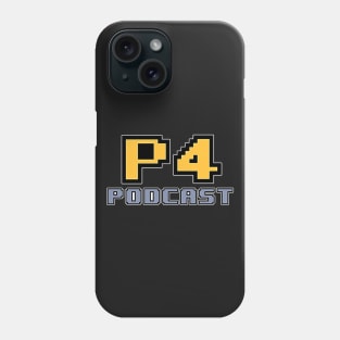 Player 4 Podcast Logo Shirt (Filled-in Letters) Phone Case