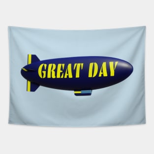 "Great Day" Blimp Tapestry