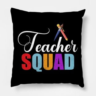 teacher squad a gift for the teacher Pillow