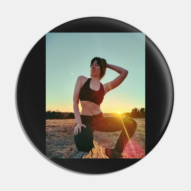 Sunset Self Portrait II Pin by britneyrae