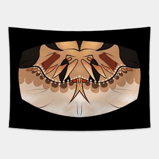 Borneo Short Tail Python Snoot Tapestry