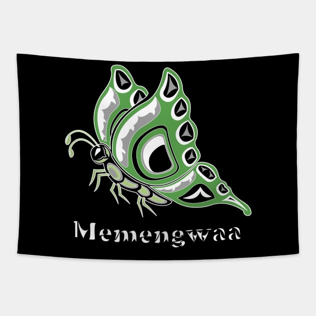 Memengwaa (Butterfly) Aromantic Tapestry by KendraHowland.Art.Scroll