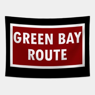 Vintage Green Bay and Western Railroad Tapestry