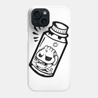 Dope bottle head illustration Phone Case