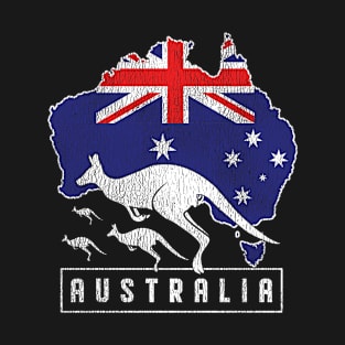 Australian Animal Vintage Kangaroo T-Shirt