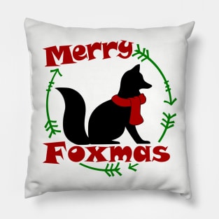 merry foxmas Pillow