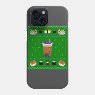 Bubble Tea Sushi Knit Phone Case