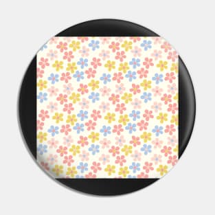 ALL OVER RETRO FLORALS Pin