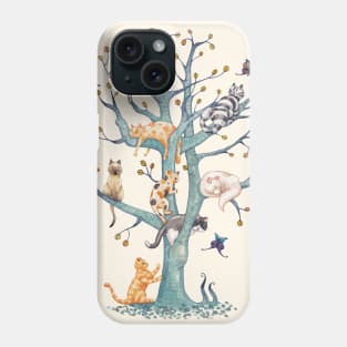 The tree of cat life Phone Case