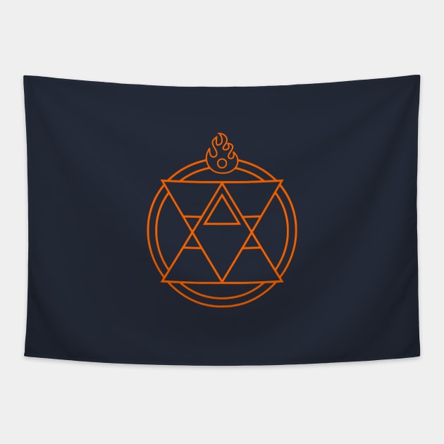 Flame Alchemy Fullmetal Alchemist Tapestry TeePublic