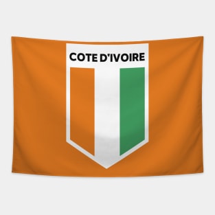 Ivory Coast Flag Emblem Tapestry