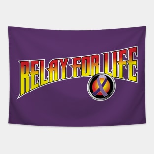 Relay for Life with Ribbon - Flash Gordon Tapestry