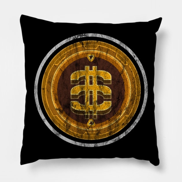 Cartel Coin Pillow by LazyDayGalaxy