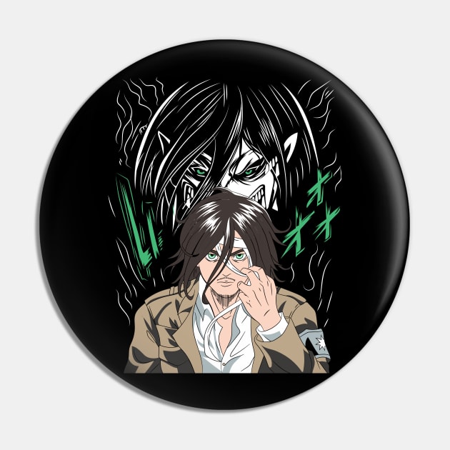 Eren Yeager Anime Fanart Pin by Planet of Tees