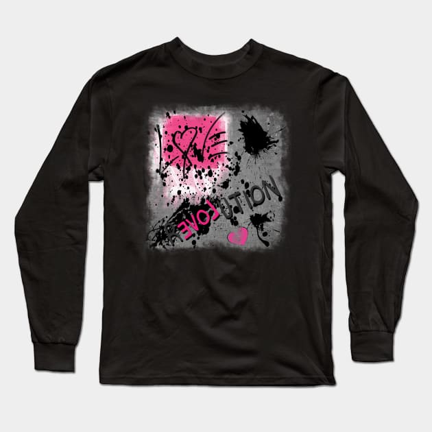 Black Gothic Punk Metal Long Sleeve T-Shirt for Women