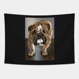 Bulldog Blues Tapestry