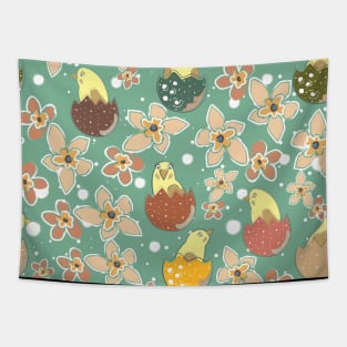 Chicken Pattern Tapestry