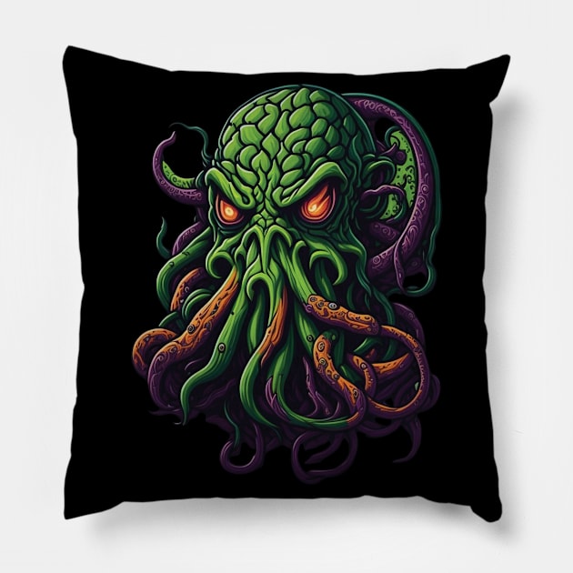 Cthulhu 07 Pillow by Houerd