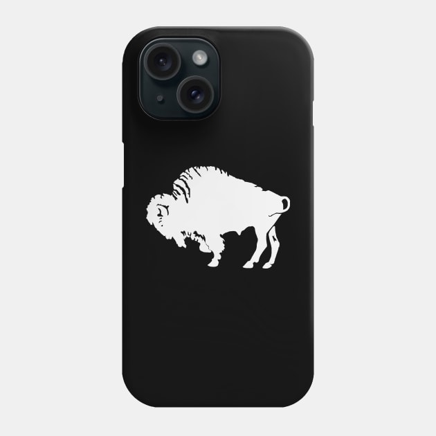 White Buffalo Phone Case by UsuallyUnusual