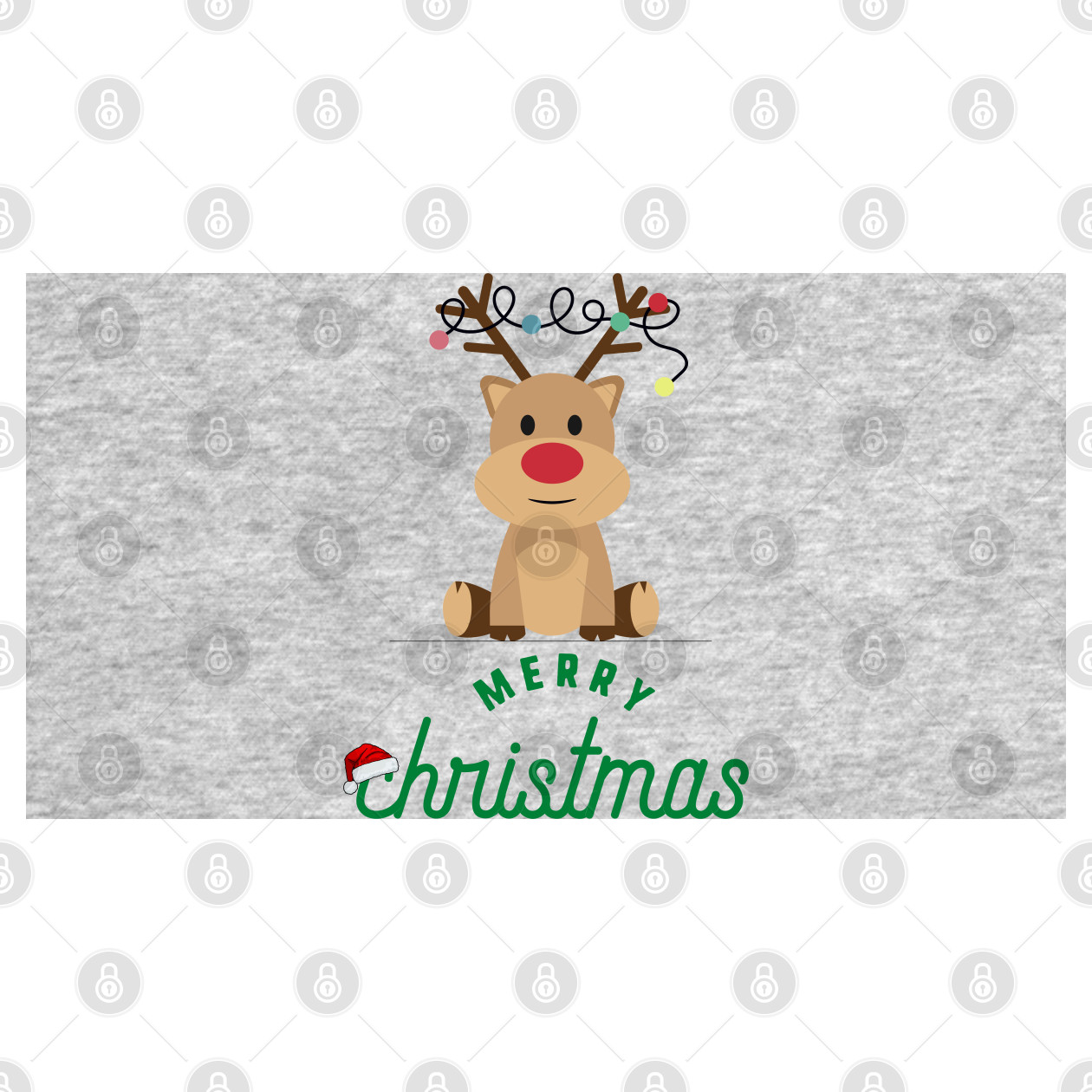 Cute Rudolph The Red Nose Reindeer - Merry Christmas - Rudolph The Red ...