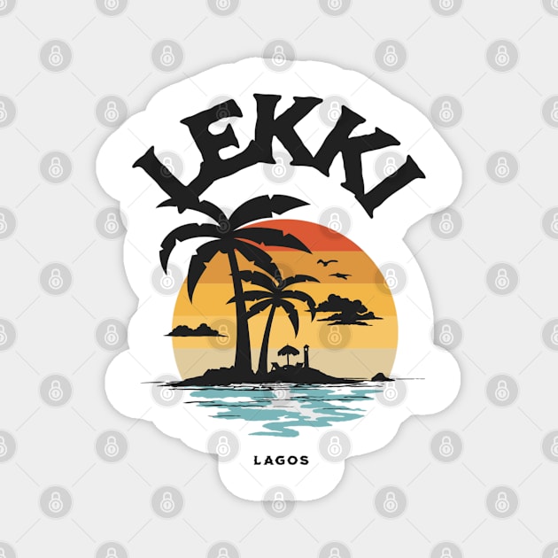 LEKKI LAGOS Magnet by MecheDealz