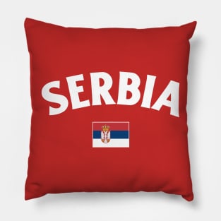 Serbia Flag Pillow