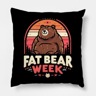 Fat Bear Week Pillow