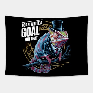 I Can Write A Goal For That Dapper Chameleon Goal Maker Tapestry