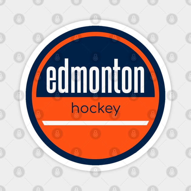 edmonton oilers hockey Magnet by BVHstudio