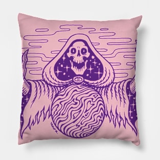 Black Magic Seer Purple Print Pillow