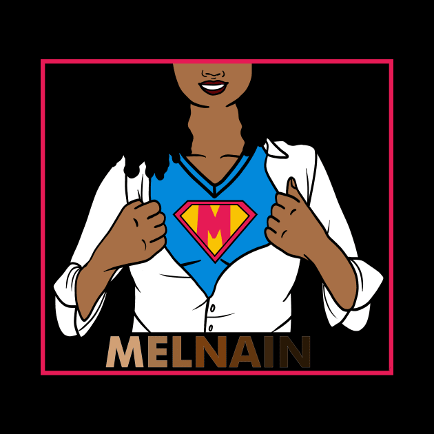 Afro African Woman, Melanin Superhero by dukito