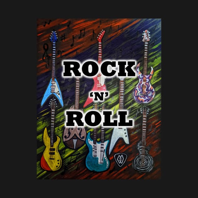 Rock 'n' Roll Electric Guitars by Matt Starr Fine Art