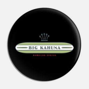 Big Kahuna Hawaiian Style Surfer Pin