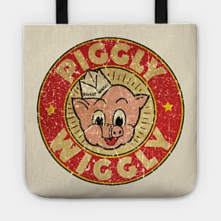 Vintage Red Piggly Wiggly Tote